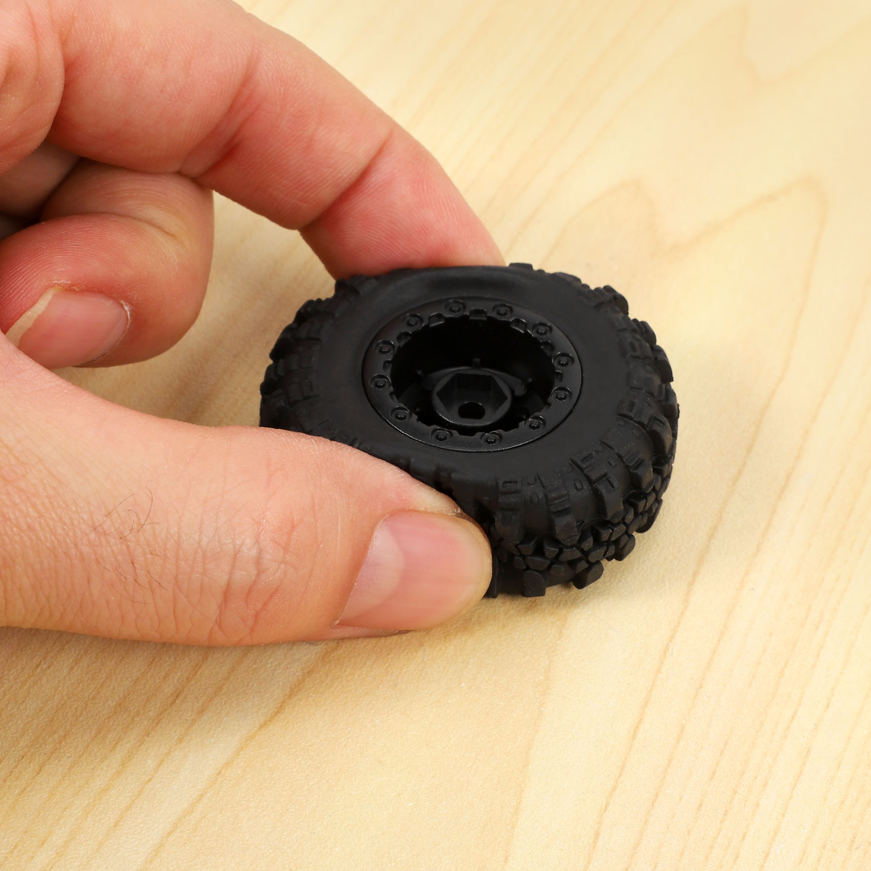 Wheel Rim Rc - 4개 47X18mm 휠 림 타이어 세트