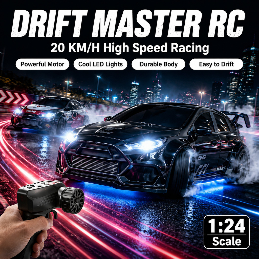 Rc Hobby Drift Car - 4WD RC 드리프트 카 1:24 스케일