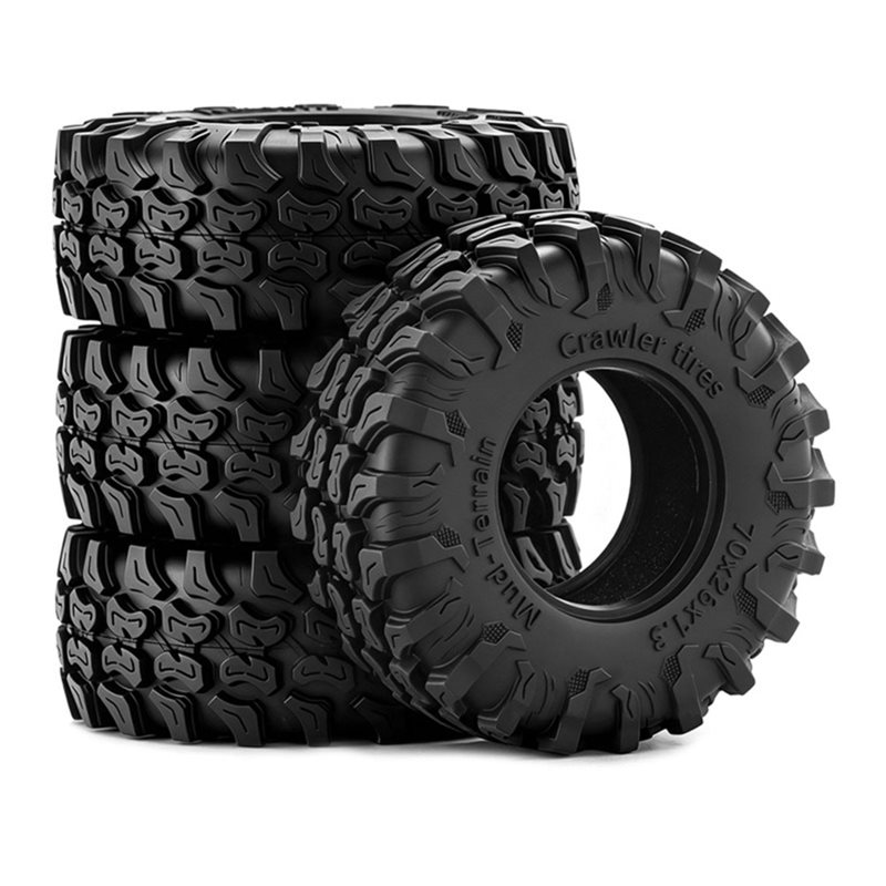 Wheel Rim Rc - WOWFU-4PCS RC 크롤러 타이어 1.3인치 RC