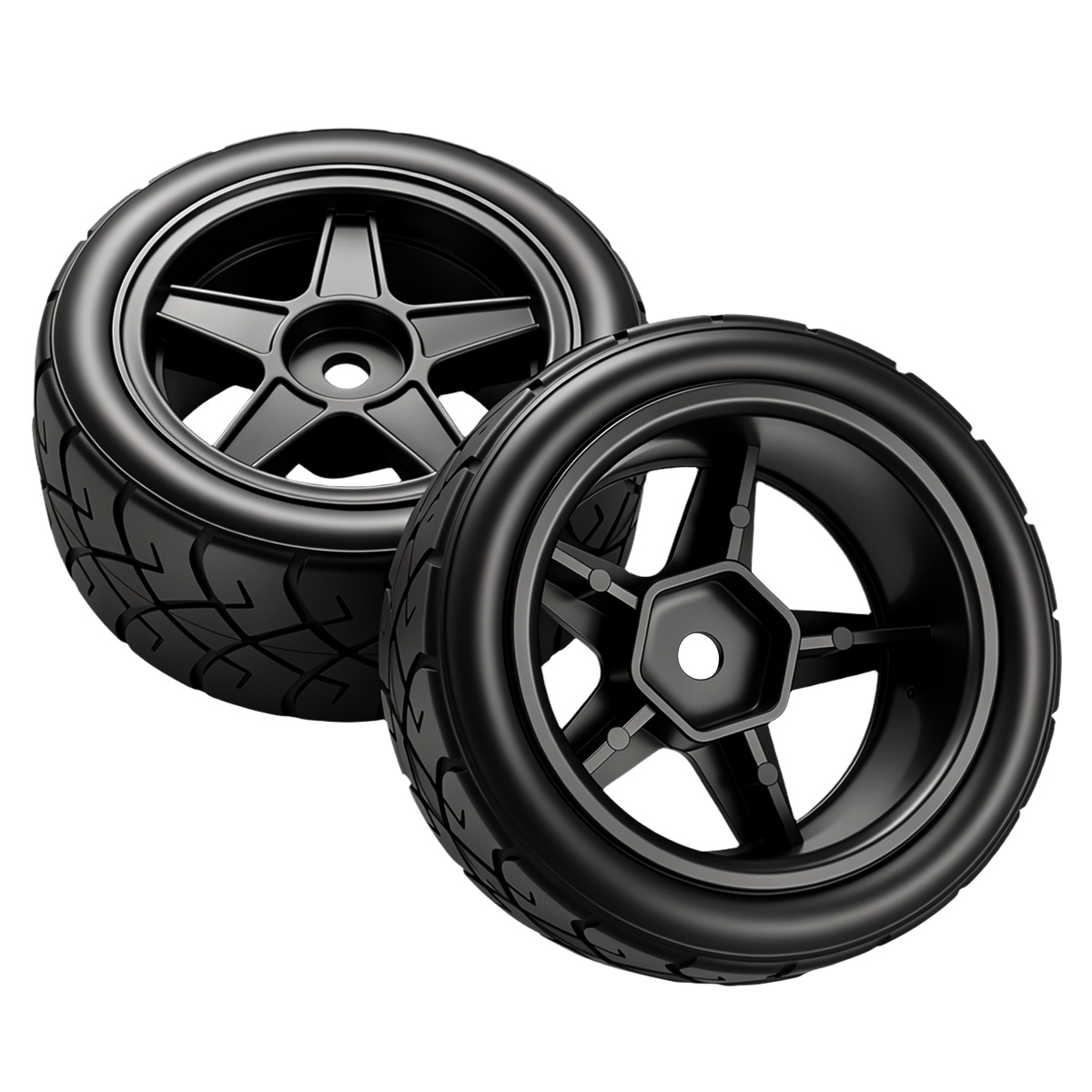 57MM 고무 타이어 플라스틱 휠 림, 12mm 헥스, - Wheel Rim Rc 리뷰 및 가격