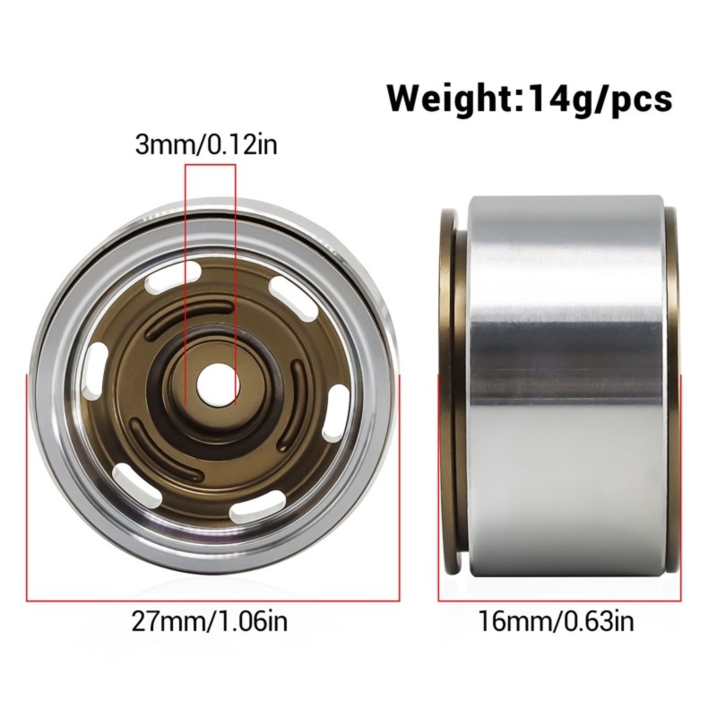 RC 자동차 1.0인치 타이어 허브 키트 1/18 TR - Wheel Rim Rc 리뷰 및 가격
