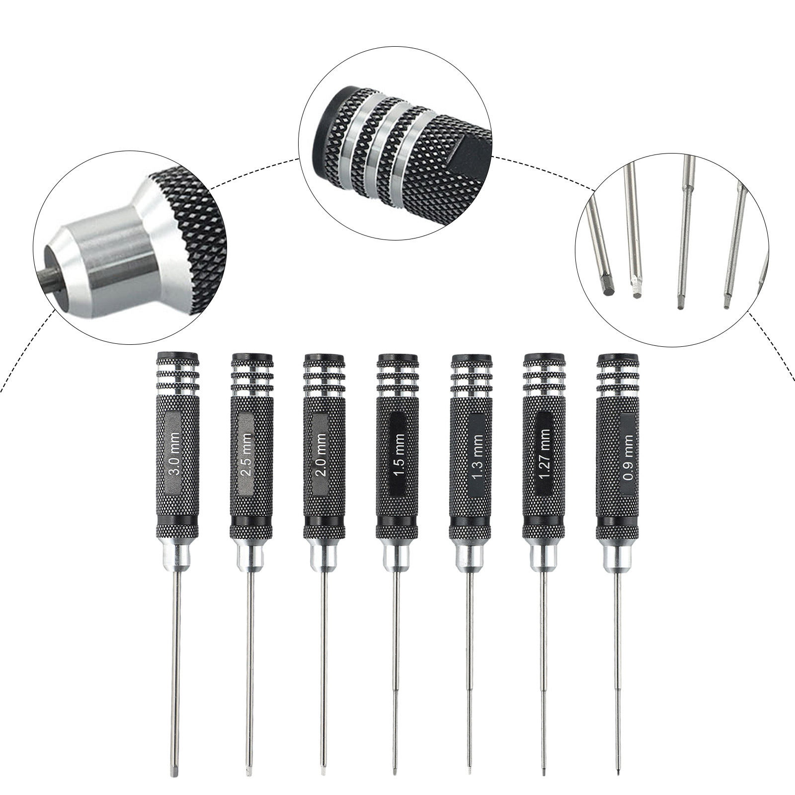 7Pcs HSS 육각 렌치 스크루 드라이버 도구 0.9 - Rc Hobby Tool Kit 리뷰 및 가격