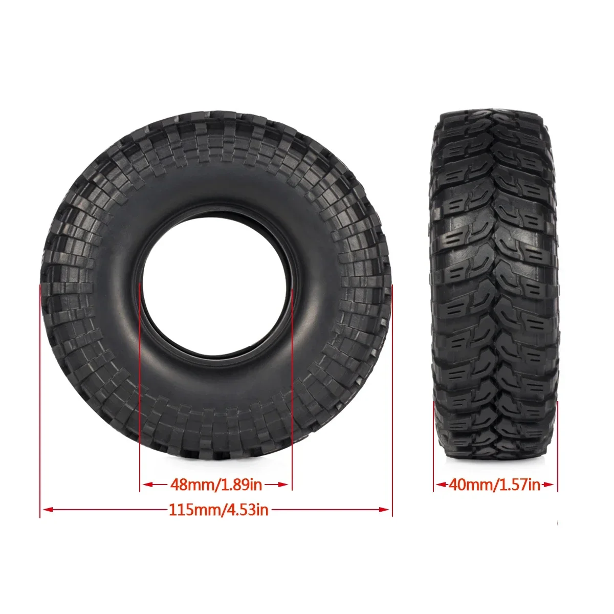 비드락 휠용 삽입 폼이 있는 고무 타이어, 림 1/10 - Wheel Rim Rc 리뷰 및 가격