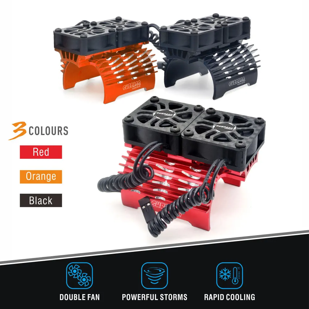 SURPASS HOBBY 듀얼 냉각 팬 금속 방열판 8 - Rc Hobby Engine 리뷰 및 가격